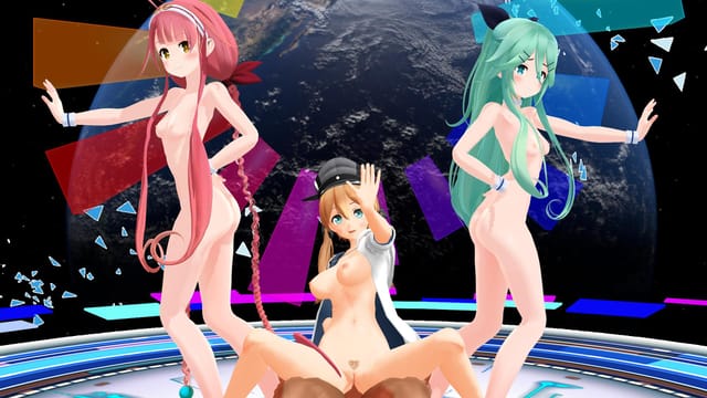 Redhead anime characters engage in group sex in a POV VR scene with 4K resolution and 60 FPS from Lewd FRAGGY.