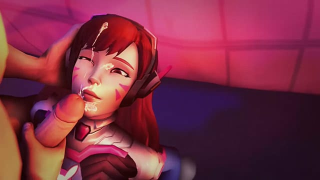 CGI D.Va receives a facial cumshot in this 4K Rule 34 VR experience featuring 180-degree 3D visuals and immersive POV angles.