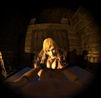 Five Rubs Her Tits All Over You In The Dungeon (A XXX Parody) VR porn — photo 3