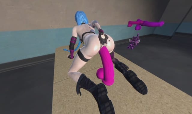 Jinx masturbating hard league of legends porn Vicesfm cgi girl — photo 5