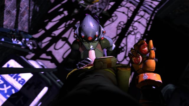 Widowmaker receives a blowjob from Junkrat in this 180 degree 4K CG parody by DarkDreams.