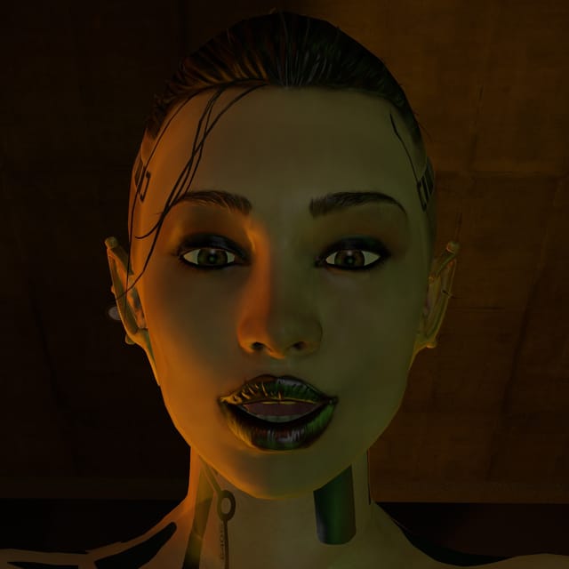 Mass Effect Jack Subject Zero cowgirl CGI Girl FantasySFM — photo 3