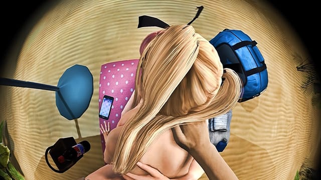 Marie Rose's Beach Vacation CGI Girl DarkDreams — photo 1