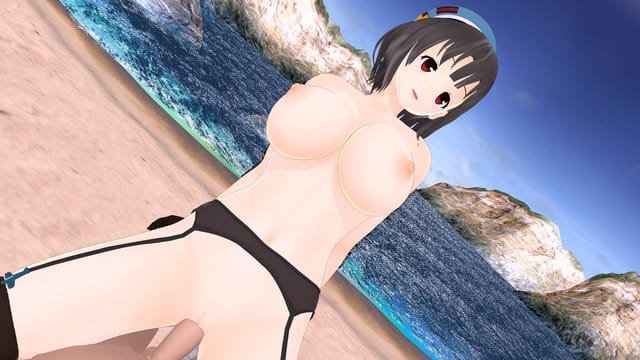 Kantai Collection - Takao on the Beach Lewd FRAGGY — photo 1