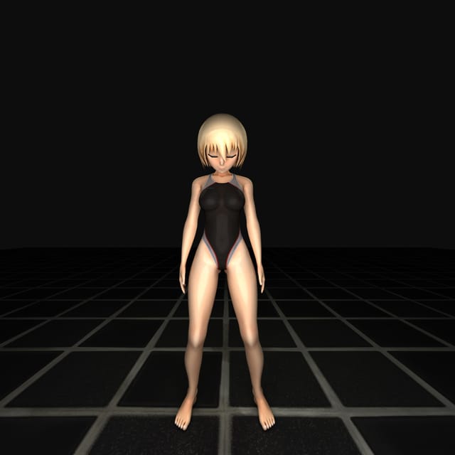 CGI character Izumi performs in a 4K 180-degree VRAnimeTed VR experience with binaural sound.