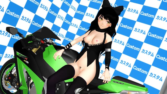 CGI Blake Belladonna poses during a sex scene in this 4K VR parody with binaural sound.