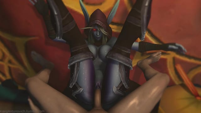 CGI Sylvanas model in a 180 degree VR scene with binaural sound and 4K resolution
