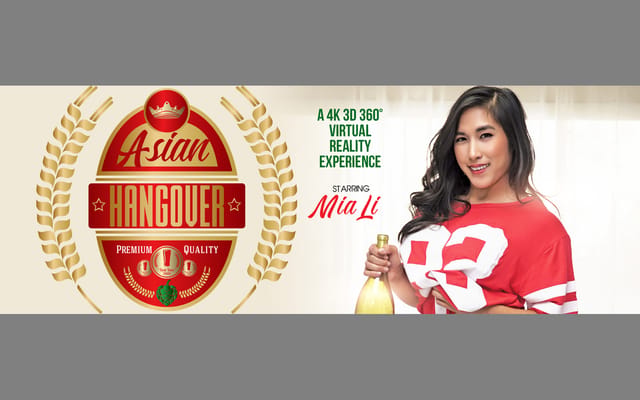 Mia Li performs a blowjob as a cheerleader in a 4K VR POV scene with 60 FPS quality and premium production values.