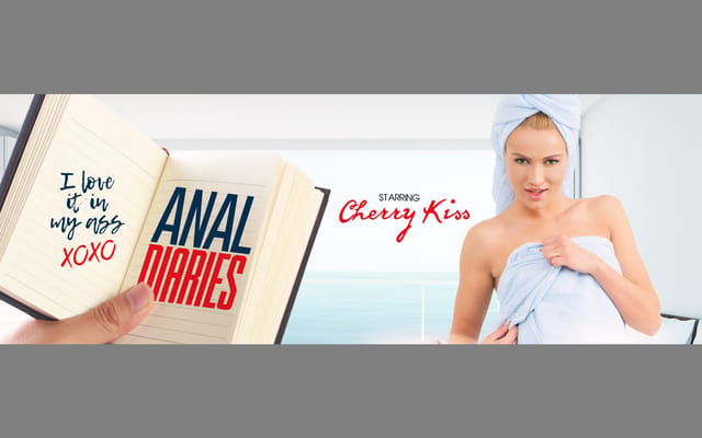 Cherry Kiss performs anal and blowjobs in a 4K VR video by VR Bangers