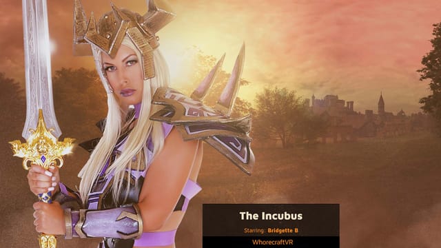 Bridgette B in cosplay performs a POV blowjob and titty fuck for the Incubus in this 60 FPS premium VR scene.