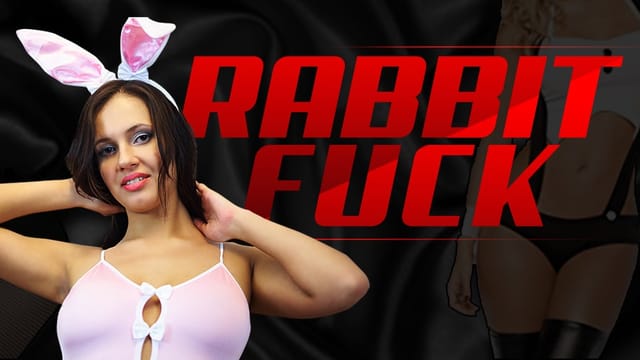Miss K in a bunny costume performs anal and oral sex in a VR POV scene with 60 FPS quality.