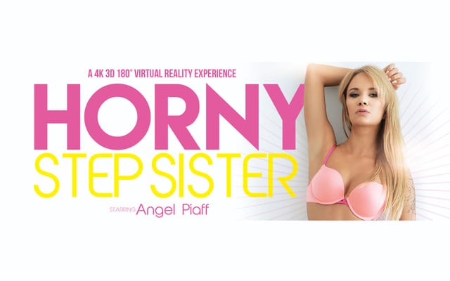 Angel Piaff performs solo masturbation in a Czech bedroom setting for this VR Bangers 4K POV video.