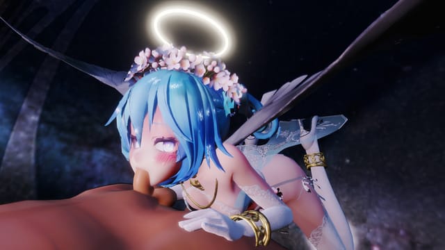 Vocaloid - Miku Angelic Blowjob Lewd FRAGGY — photo 3