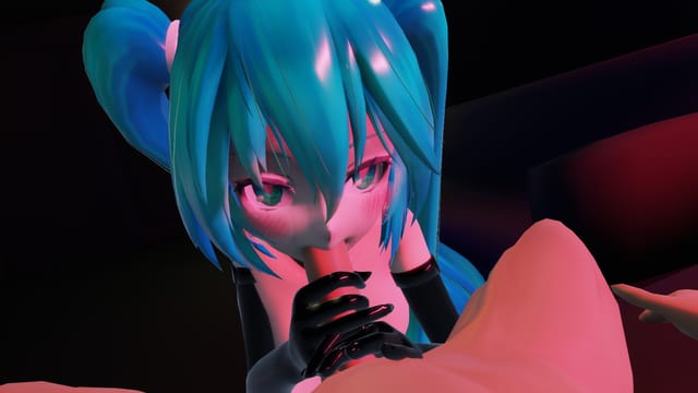 hatsune miku — VR POV: Hatsune Miku's Wet Mouth Feeds You Raw — A 4K Tease She Won't Let Go 180° VR sex — photo 5