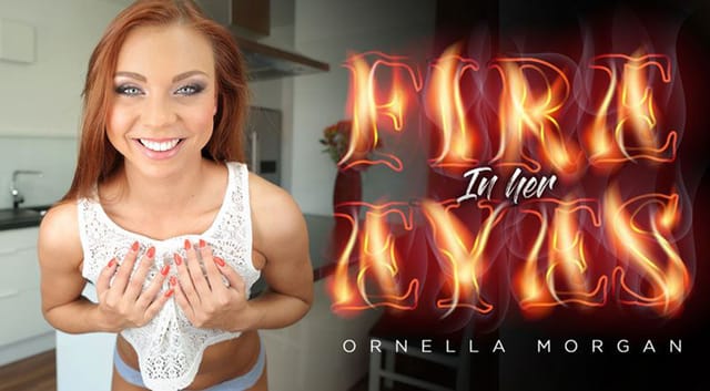 Ornella Morgan performs a POV blowjob in a casting setting, filmed in 4K VR with 60 FPS resolution for RealityLowers.