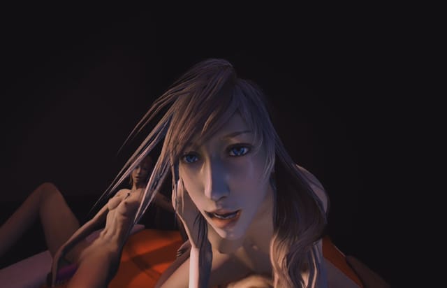 Final Fantasy - Lightning and Serah Double Team You - Part 2 (A XXX Parody) VR porn — photo 2