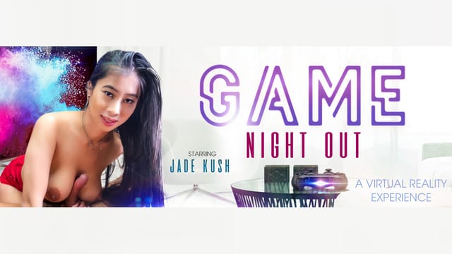 Jade Kush performs a footjob and titty fuck in a cyberpunk setting during this VR Bangers 60 FPS POV scene.