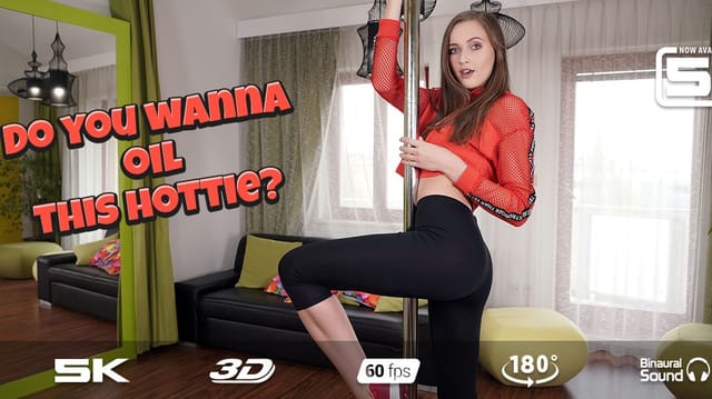 Stacy Cruz performs a blowjob in this 4K VR POV scene featuring oiled tits and a tall thin teen model in 60 frames per second.