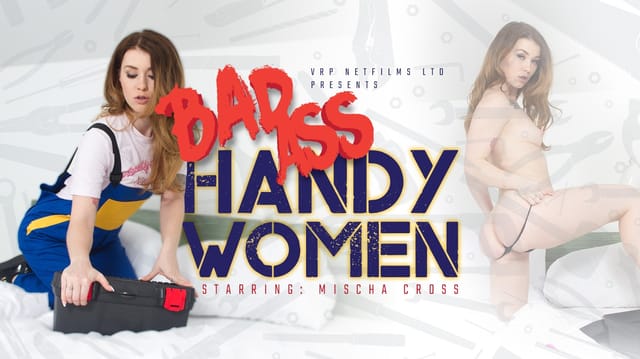 Brunette model Misha Cross performs a solo task in a European setting, captured in 4K resolution with 60 FPS smooth VR streaming.