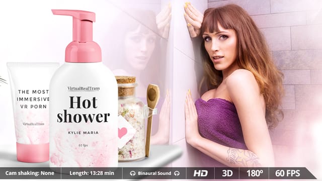 [Trans] Hot Shower Kylie Maria — Kylie Maria VR porn scene