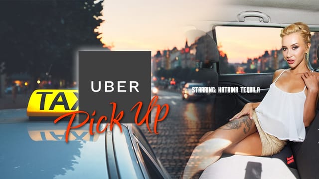 Katrin Tequila performs a POV blowjob on a European model in a Uber setting for VRPFilms 8K VR