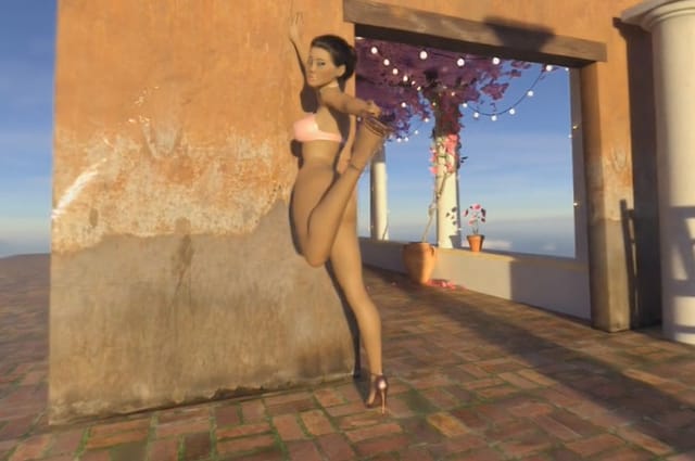 Body Scan In the Clouds (CGI Ray-Traced Beauty) SkinRays — photo 4
