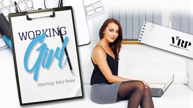 Brunette model Katy Rose performs solo in a 4K 180-degree VR experience with 60 FPS smoothness and premium production values.