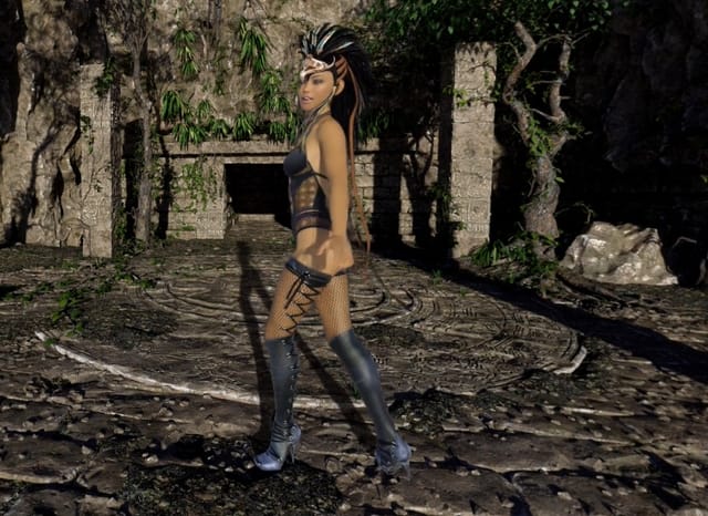Jungle Queen Poses (CGI Ray Traced) SkinRays — photo 1