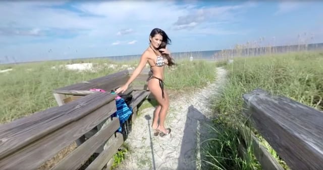 Pashence Marie On A Day At The Beach VixenVR Pashence Marie — photo 1