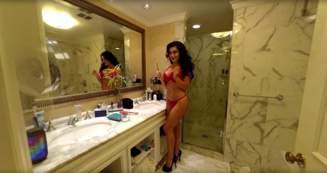 Playboy Playmate CJ Sparxx Out Of The Shower And Getting Ready For A Party VixenVR CJ Sparxx — photo 2