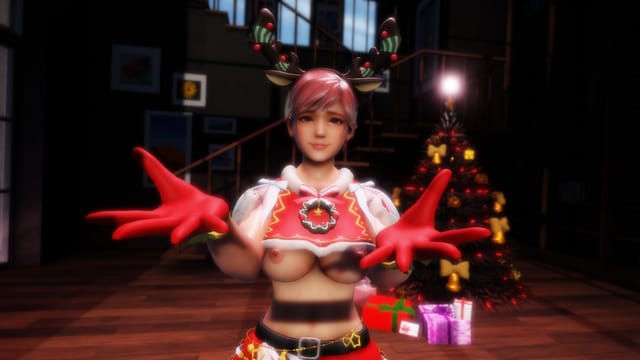 CGI Honoka in a Lewd FRAGGY VR 4K 180 degree POV adult parody scene