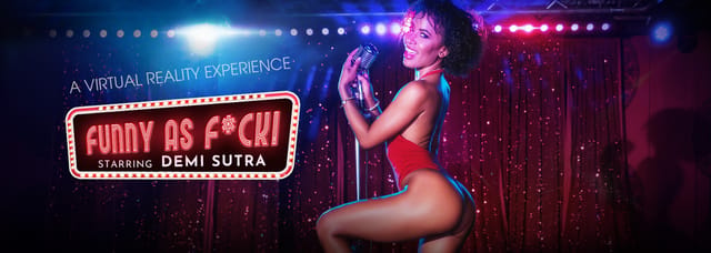 Demi Sutra performs a POV interracial blowjob in 4K VR Bangers premium 60 FPS adult VR video