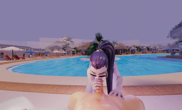 Overwatch: Widowmaker Blowjob on the Beach LewdVROfficial — photo 4