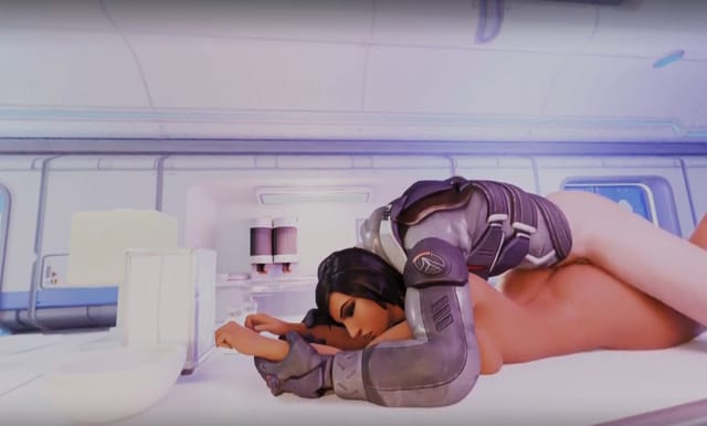 Overwatch Pharah anal on table LewdVROfficial — photo 3