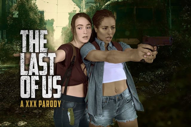Hazel Moore and Kira Noir cosplay as The Last Of Us characters performing oral sex in 4K VR footage with 60 FPS quality.