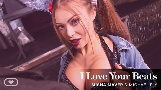 Misha Maver in a ponytail gives a POV blowjob and vaginal sex in this 60 FPS VR video from Virtual Real Porn.