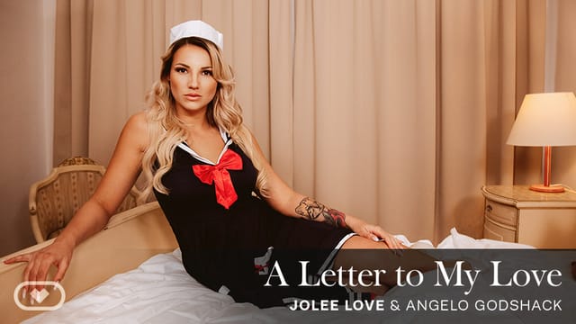 Jolee Love performs vaginal sex and a close-up blowjob in a German setting for this 60 FPS VR production by Virtual Real Porn.