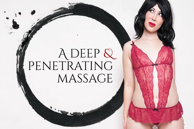 Lily McCoy receives a deep penetrating massage in a VR POV scene with 60 FPS resolution and adult content.