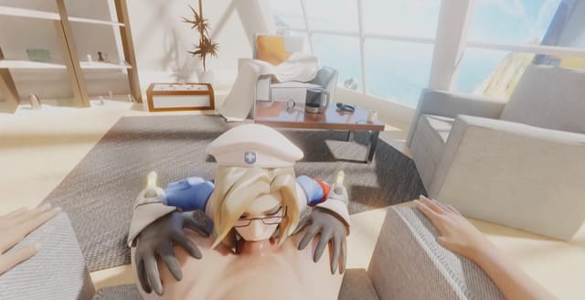 Overwatch - Combat Medic Mercy Blowjob LewdVROfficial — photo 2
