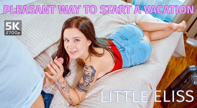 Little Eliss performs a POV blowjob on a vacation in this 4K TmwVRnet production with 60 FPS playback.