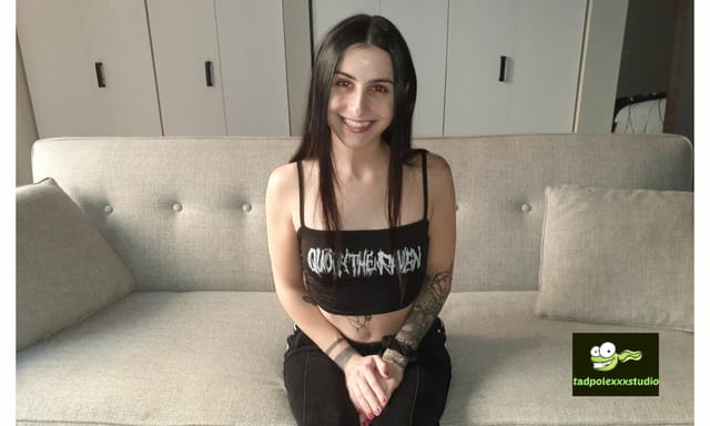 Kaitlyn Katsaros performs oral sex in a 4K VR POV scene produced by TadPoleXXXStudio