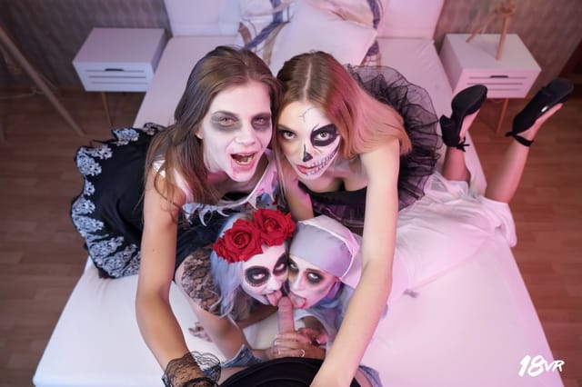 Sharing is Scaring 18VR Paola Hard Sarah Kay Marilyn Sugar Nicole Love — photo 4