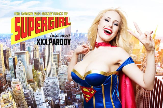 Angel Wicky in Supergirl cosplay performs POV blowjob and titty fuck in this 60 FPS premium VR video