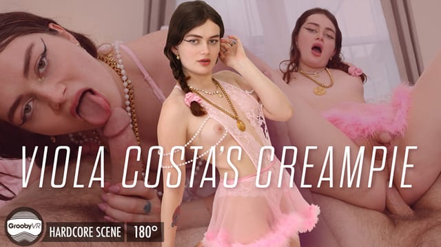 [Trans] Viola Costa's Creampie! — Viola Costa VR porn scene