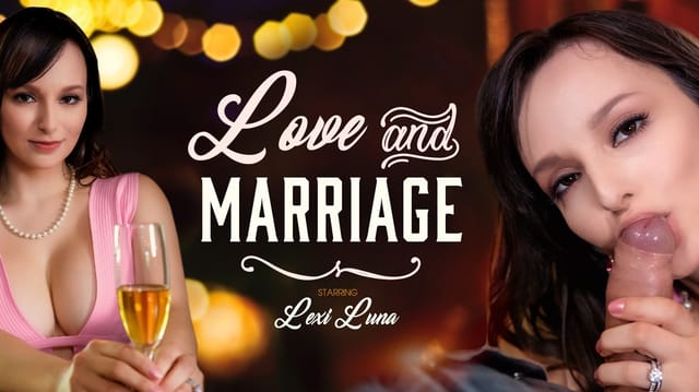 Lexi Luna performs titty fuck in a POV VR Bangers 4K 60 FPS scene from Love and Marriage