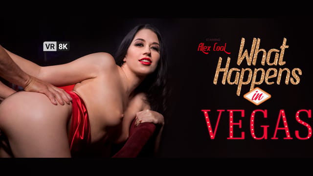 Alex Coal performs a POV blowjob in 4K VR with 60 FPS graphics, featuring brunette adult content in a premium production style.