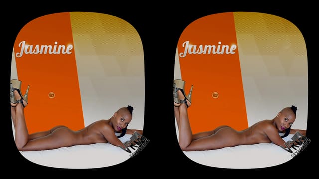Jasmine Solo performs a solo outdoor VR scene in 4K quality filmed with a fisheye lens for VR Sexperience.