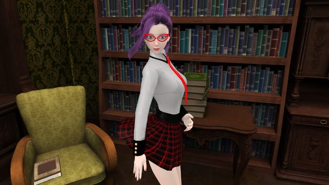 Maya's Library Rendezvous VR porn — photo 2