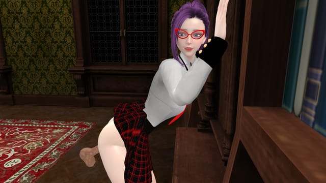 Maya's Library Rendezvous VR porn — photo 1