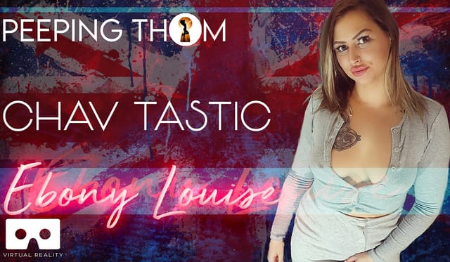 Ebony Louise performs a solo act in a British setting captured in 4K VR with 60 FPS quality by Peeping Thom